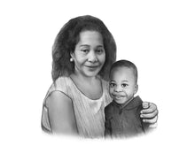 Load image into Gallery viewer, Black & White Portrait