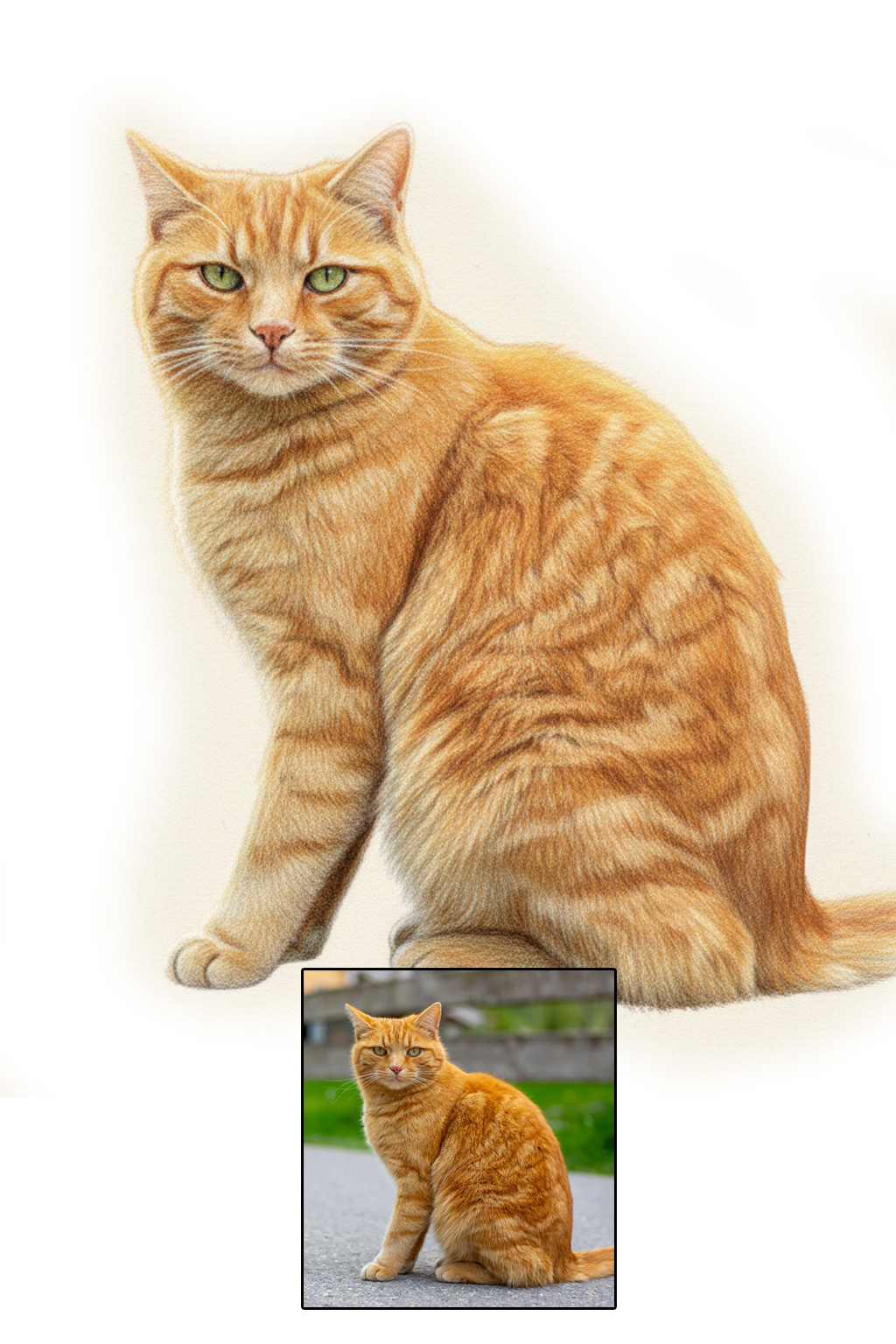 Pet portrait in Color